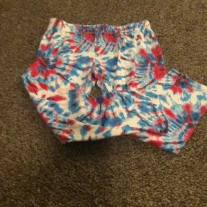 Tie dye pants